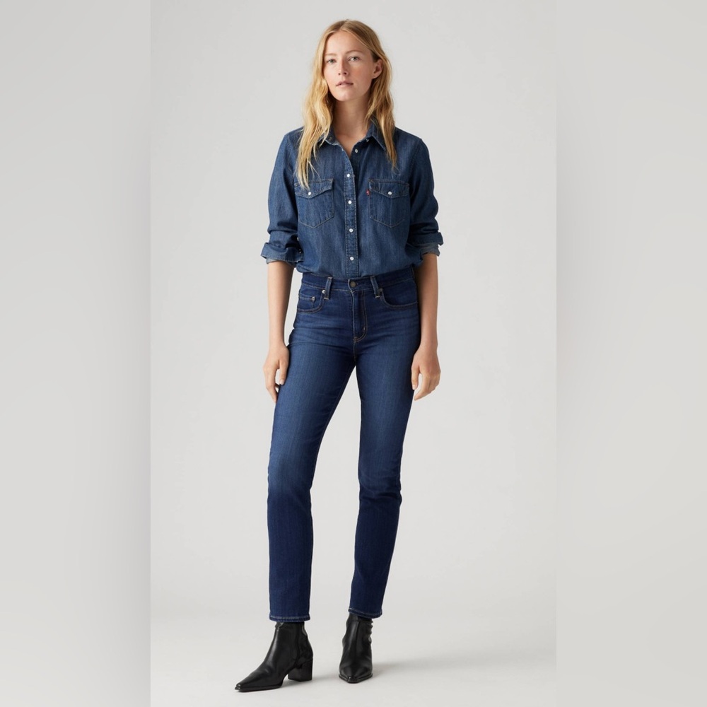 Levi's 724 High Rise Straight Jeans